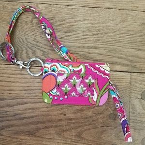 Vera Bradley zip ID and Lanyard